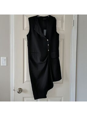 Daniela Barros Asymmetrical Long Vest